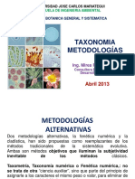 Caracteres Taxonomicos Clasificacion