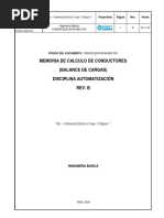 1020053-8230-IB-08-MEC-001 - Memoria de Cálculo de Conductores 