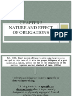 Chapter 2 - Nature and Effects of Obligations