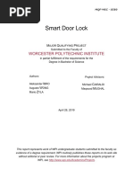 Smart Door Lock: Worcester Polytechnic Institute