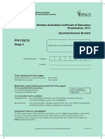 Physics Stage 2 Exam 2013