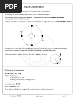 Circular Motion Notes