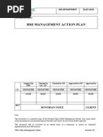 HSE Management Action Plan