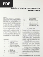 Design Strength of Stud Shear Connectors: L. Pham