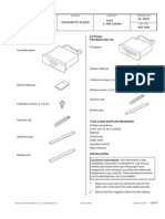 Installation Instructions: Parts List Cassette Player: P/N 08A53-S5A-100 CD Player: P/N 08A53-S5D-100