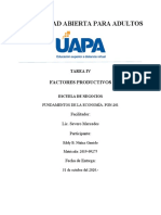 Tarea 4 Factores Productivos