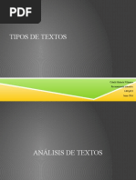 Intencion Comunicativa de Los Textos