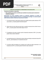 Física II - U-I Ejercicios Conversion de Temperaturas