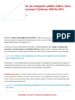 ¿Qué Ocurre Cuando Un Trabajador Público Fallece Antes de Gozar de Sus Vacaciones - (Informe 000154-2021-Servir) - LP