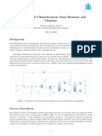 Production of Chlorobenzene From Benzene and Chlorine: Background