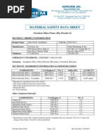 Msds Silica Fume