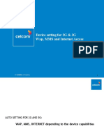 Title: Device Setting For 2G & 3G Wap, MMS and Internet Access