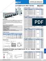 Material Electrico Tarifa PVP SalvadorEscoda