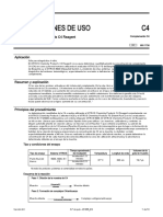 Instrucciones de Uso C4: VITROS Chemistry Products C4 Reagent