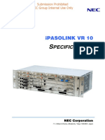 Pecifications: Ipasolink VR 10