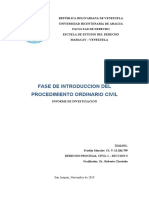 Fase de Introdruccion de La Causa (Derecho Procesal Civil 1)