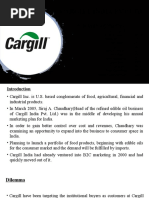 Cargill India PVT - LTD: B2B Management