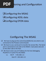 Commissioning and Configuration