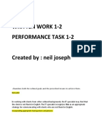 UCSP WT 1-2 and PT 1-2