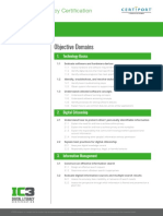 IC3 GS6 Level 3: Objective Domains