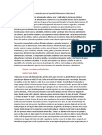 Importancia de Las Plantas y Animales para La Seguridad Alimentaria y Nutricional Grado 8