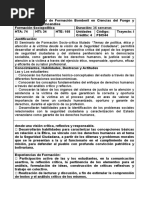 Programa Nacional de Formación Bomberil en Ciencias Del Fuego y Seguridad Contra Incendios - FORMACION SOCIOPOLITICA