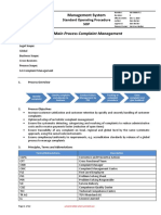 Main Process Complaint Management