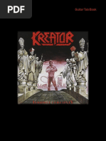 Kreator-Terrible Certainty Guitar Tab Book