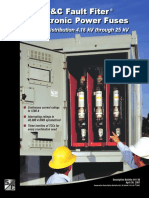 S&C Fault Fiter Electronic Power Fuses: Indoor Distribution 4.16 KV Through 25 KV