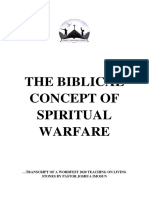 The Biblical Concept of Spiritual Warfare