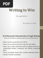 Writing To Win EDITED