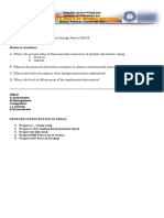 Grade 11 Earth & Life Science Examination 2017