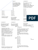 Letras Das Músicas Do C'D Aprenda A Tabuada Cantando