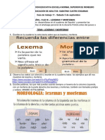 Guia de Trabajo 11 ESPAÑOL CLEI III - 05 DE SEPTIEMBRE