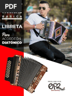 Libreta de Teoria Musical Basical para Acordeon Diatonico Eon EPR