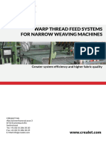 Warp Thread Feed Systems For Narrow Weaving Machines: Greater System Efficiency and Higher Fabric Quality