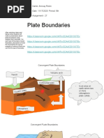 Assign 27 - Plate Boundaries