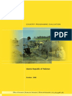 Country Programme Evaluation: Islamic Republic of Pakistan