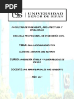 Evaluación Diagnóstica de Ingeniería Sísmica y Vulnerabilidad de Riesgo