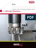 Ultimate Clearance: Face Milling Cutter With 8 Cutting Edge Insert For