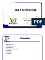 Forensic Lab Setup