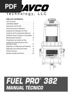 Fuel Pro 382 Manual Técino