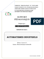 GE-Génié Électrique - Electrotechnique - Dr.MILOUDI Med-Cours-AUTOMATISMES - INDUSTRIELS-L3-S6