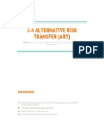 3.4 Alternative Risk Transfer (Art)