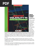 Volatility 75 Index Technical Analysis Knowledge Must Read!