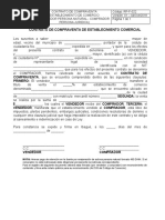 Contrato de Compraventa Establecimiento Comercial (Vendedor PN - Comprador PJ)