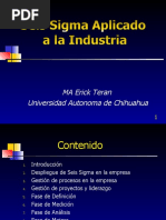 Seis Sigma Aplicado A La Industria