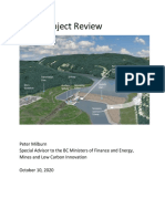 Site C - Summary Report by Special Advisor Peter Milburn