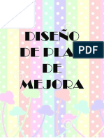 Diseño de Plan de Mejora