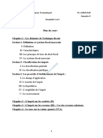 Cours. Sur Introduction de La Fiscalité. S5.E2 Et E3. 20.21